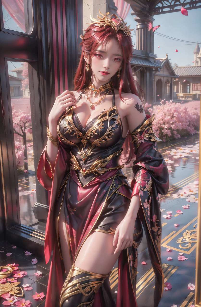 ai国漫壁纸:毒血夫人ai穿搭素材分享