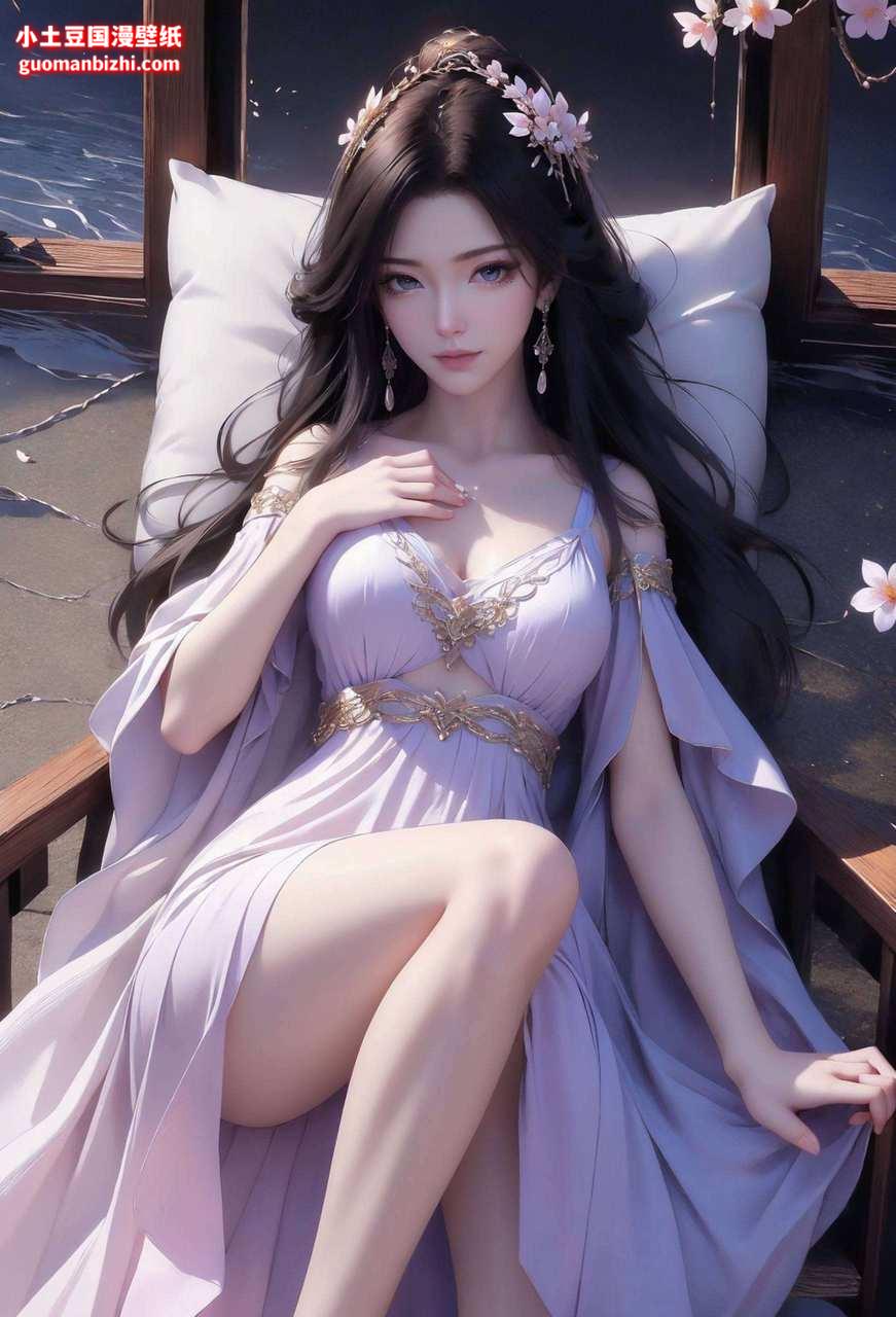 超清壁纸4k全屏紫灵：对眼睛好动漫壁纸平板桌面装饰图