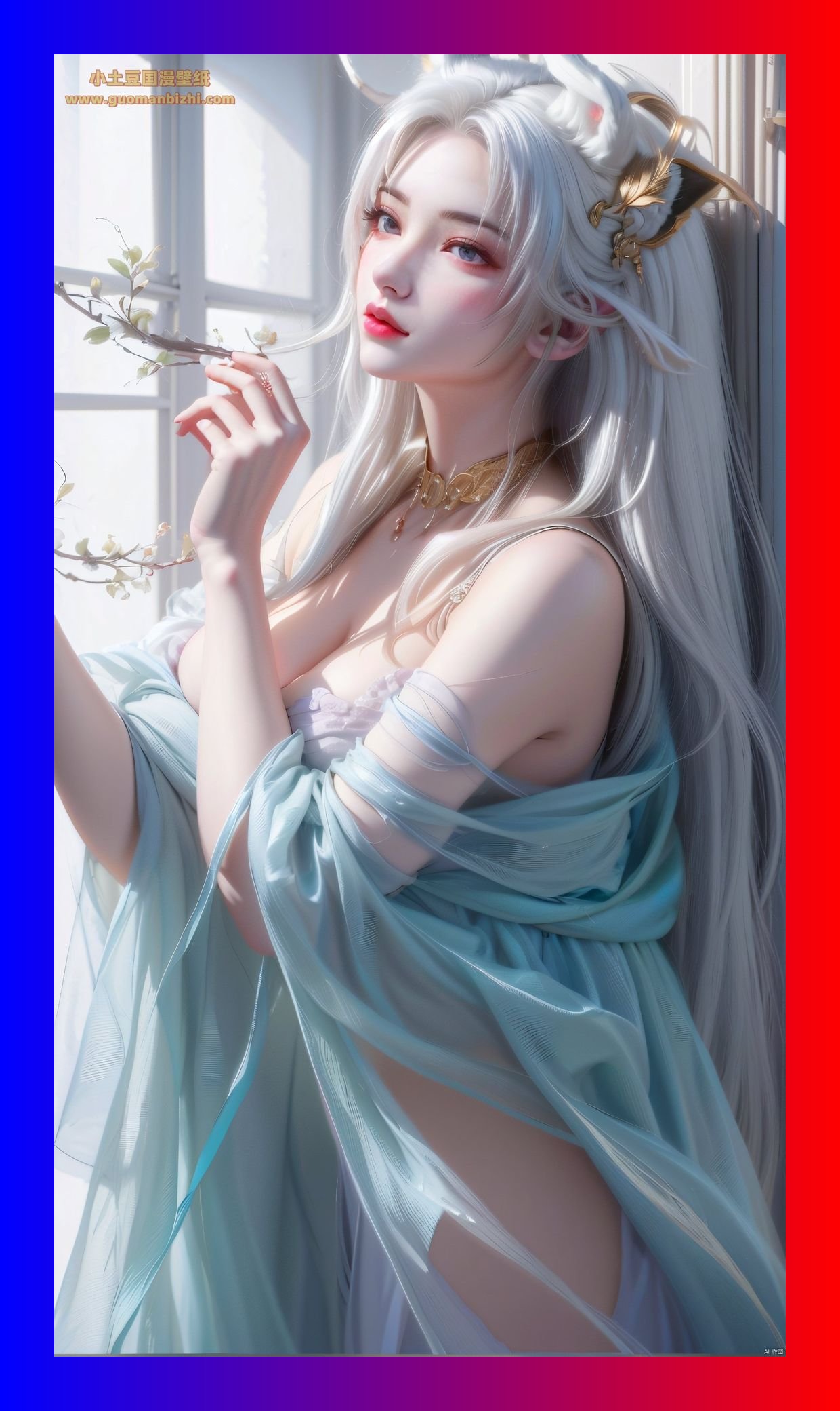 火爆建模身材完美世界天狐仙子超清8k图包壁纸