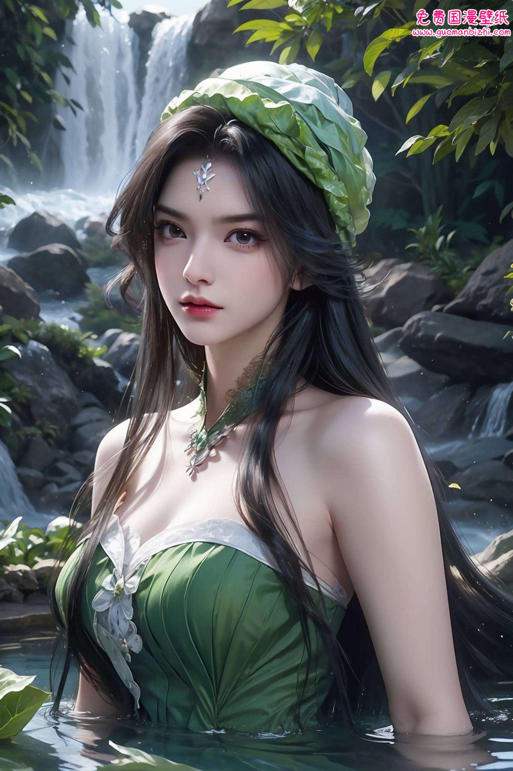 AI绘画壁纸·二次元壁纸·iPhone背景图片精选集仙逆周紫虹半脸风采