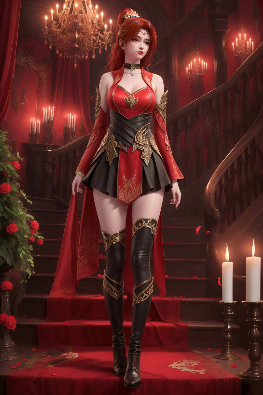 ai免费壁纸:唐火儿绘画体型素材分享