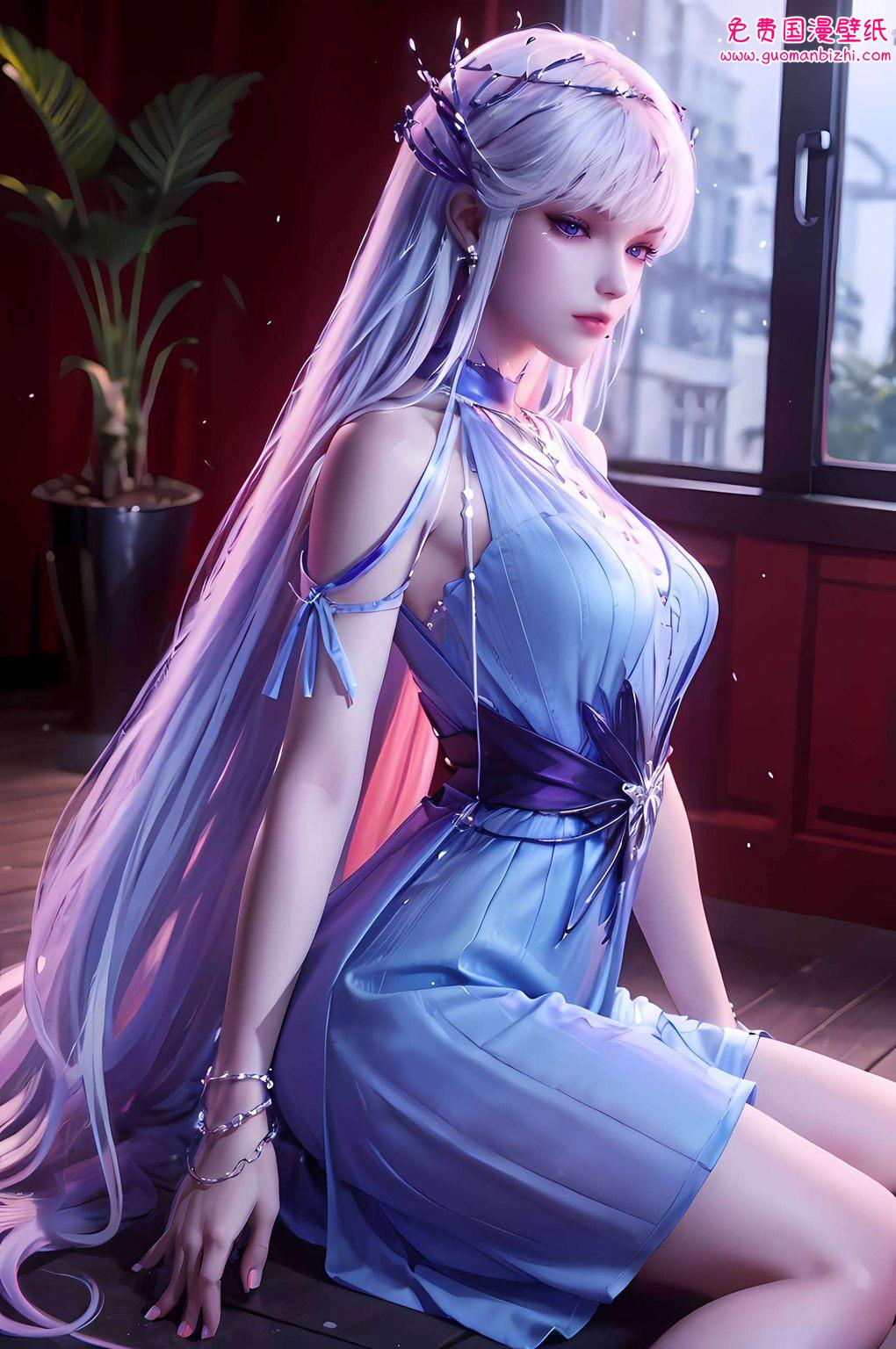 AI壁纸AIGC免费壁纸秀：苹果粉色版圣采儿霸气高清图片