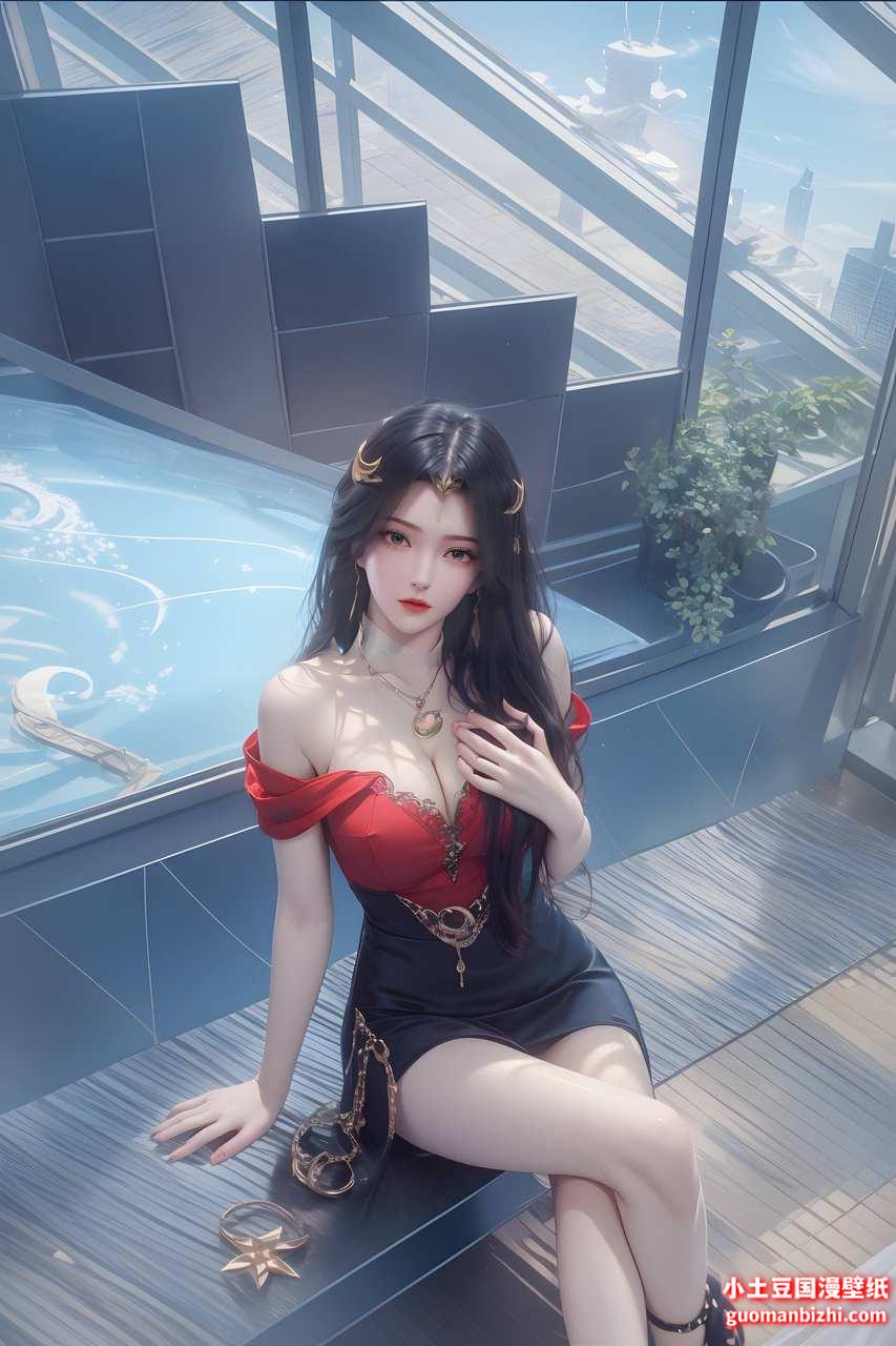 ai国漫壁纸:柳神绘画发型素材分享