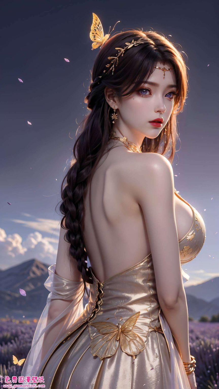 AI创作壁纸，精细角色描绘，高清云曦泳装，PC专属壁纸盛宴