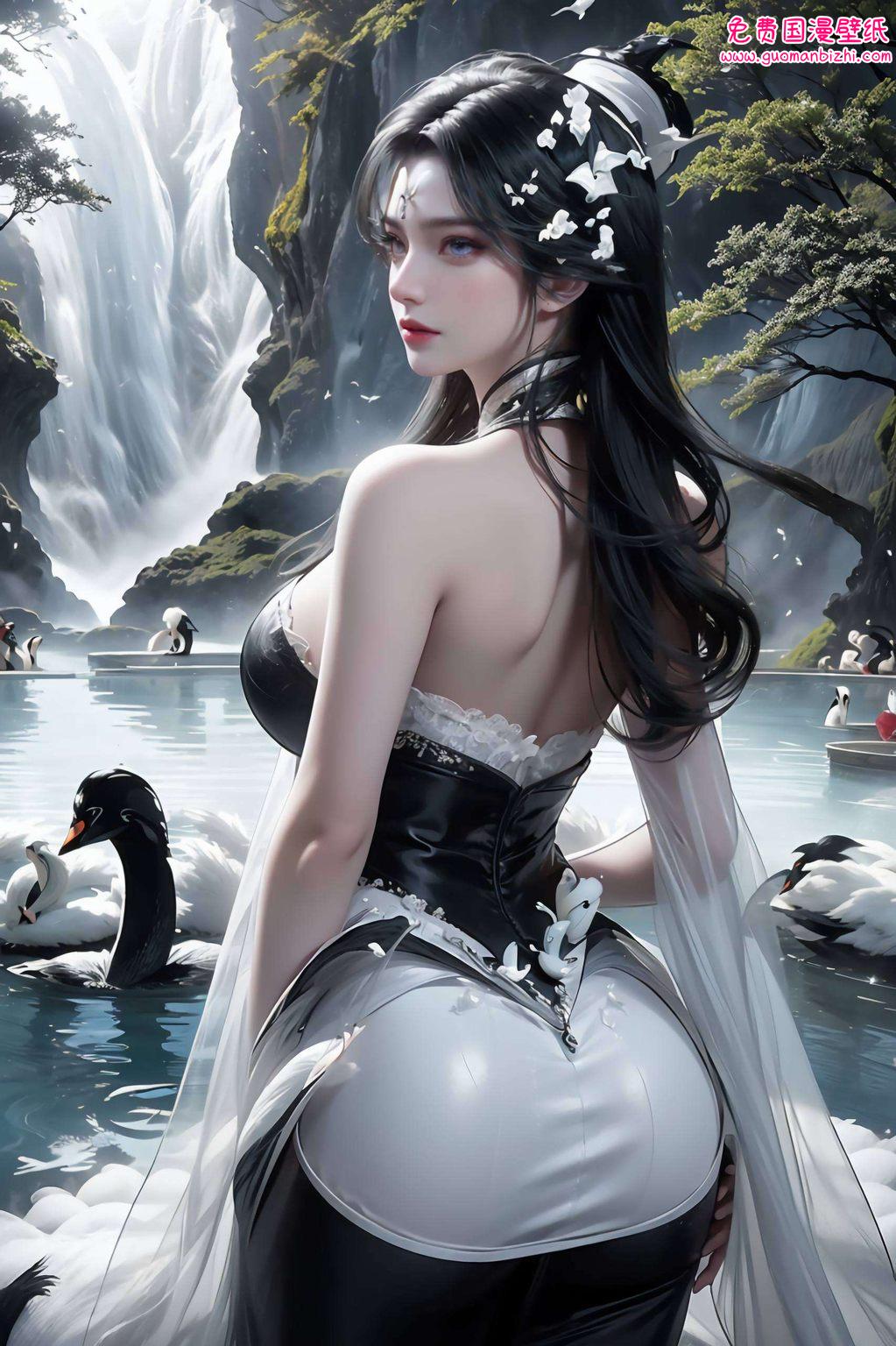 AI绘画AIGC仙逆周紫虹，_ipad最美壁纸_护眼入门