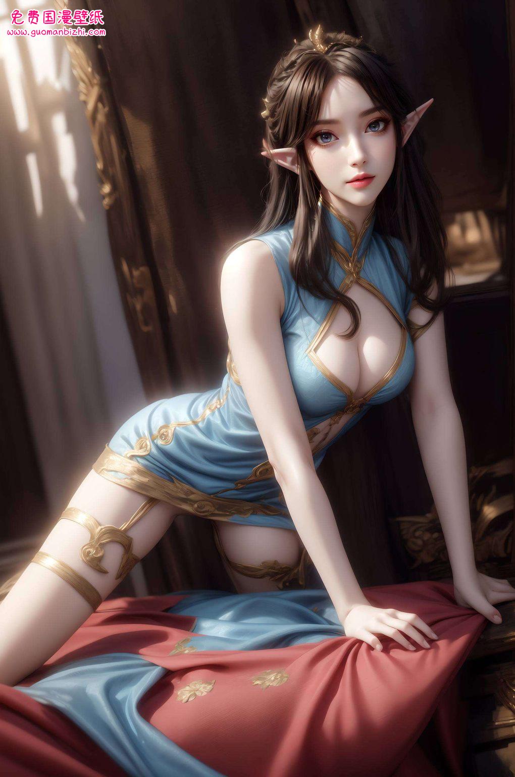 斗破苍穹：凤清儿AI图片壁纸，护眼苹果宽屏设计