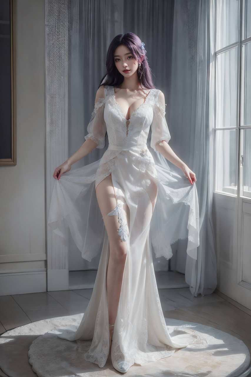 ai绘画素材:完美世界云曦，壁纸控必备：云曦