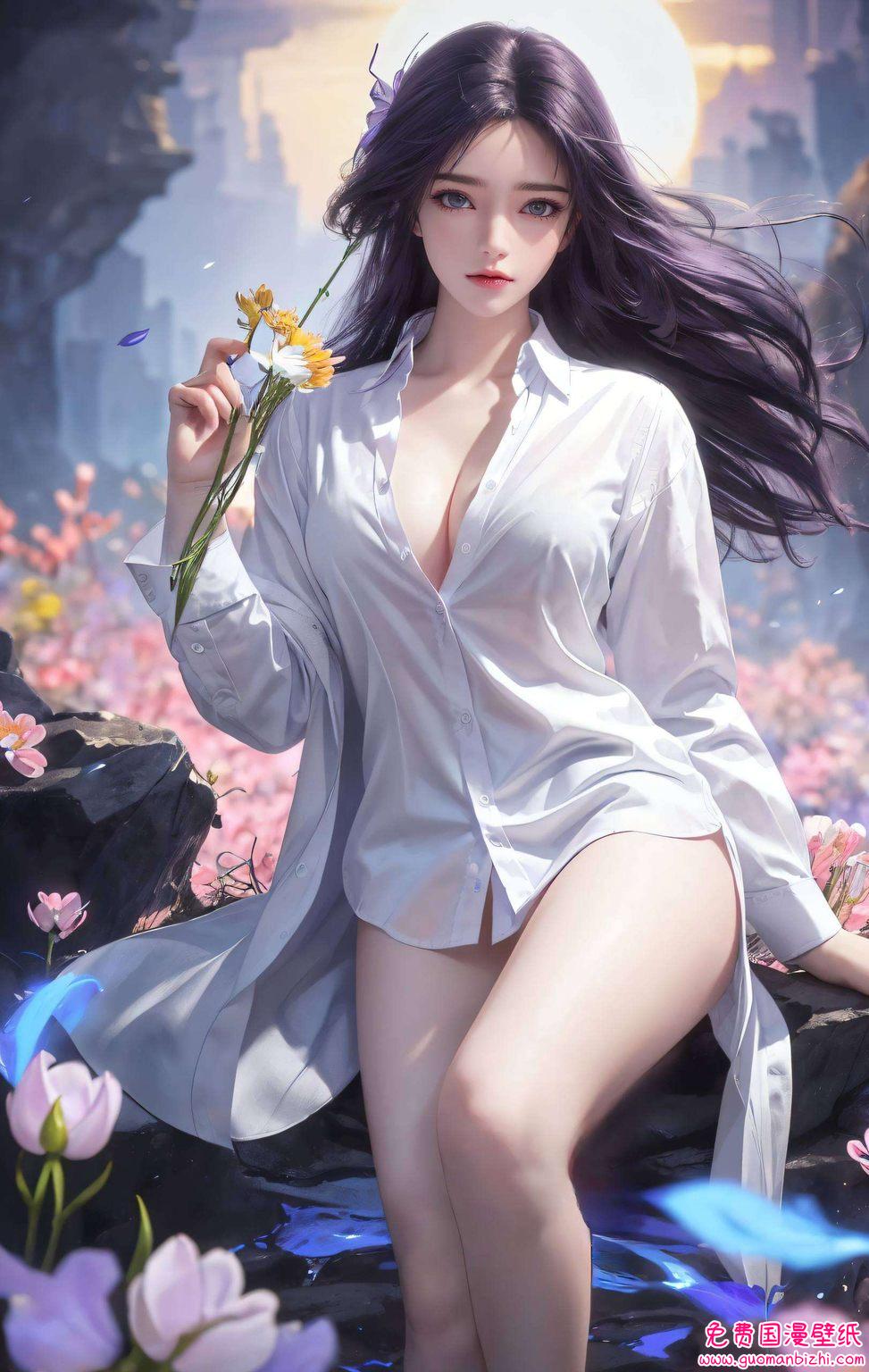 云曦石昊定身壁纸集：AI创作免费iPhone古风漫画壁纸合集