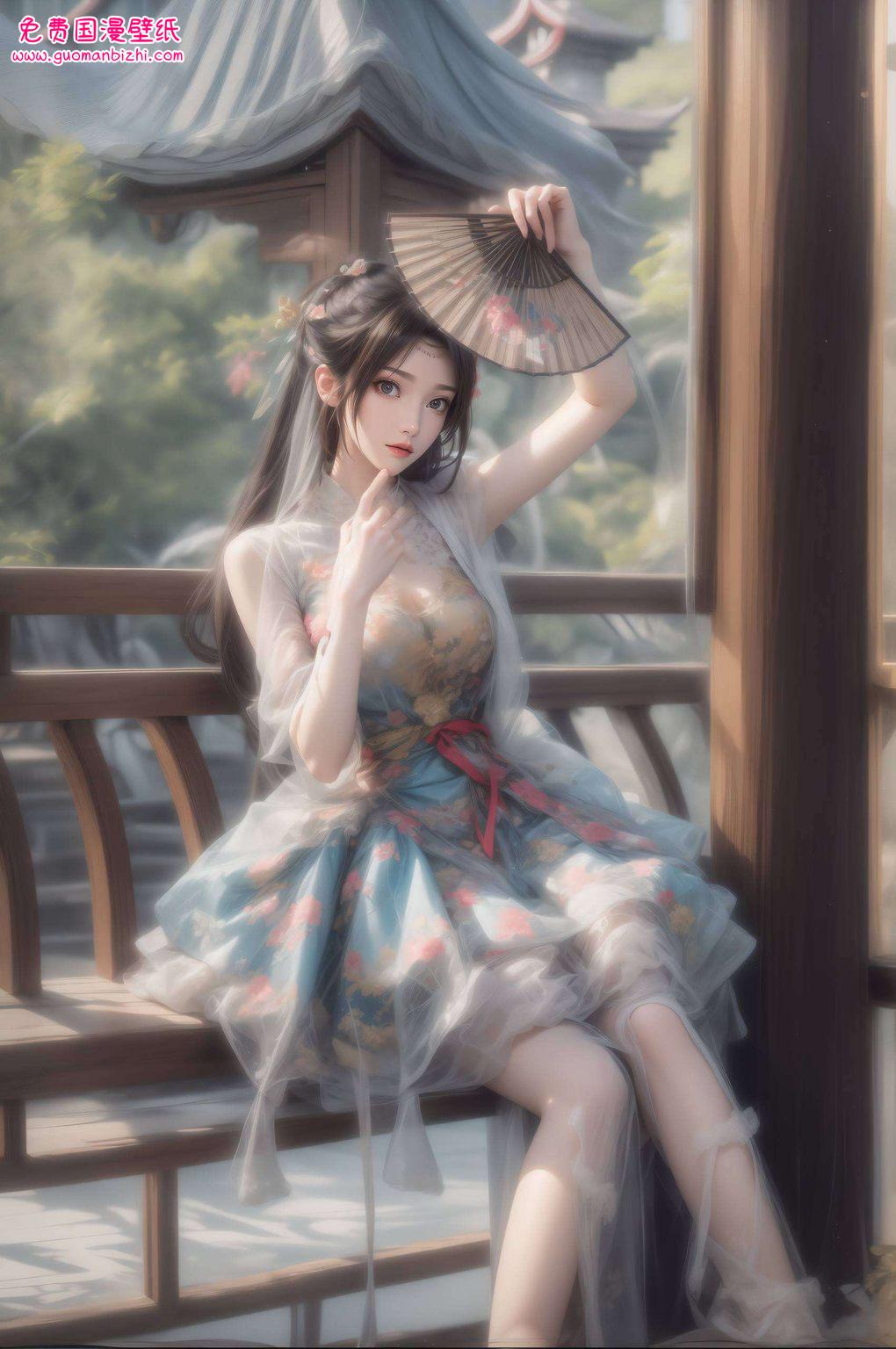 云韵AI动漫人物竖屏壁纸，Win10潮图壁纸集锦