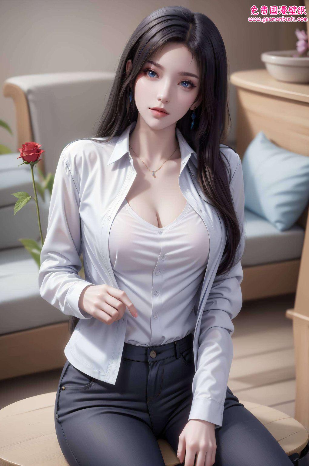 九幽雀雀：AI绘画壁纸，免费壁纸包，手机艺术壁纸集