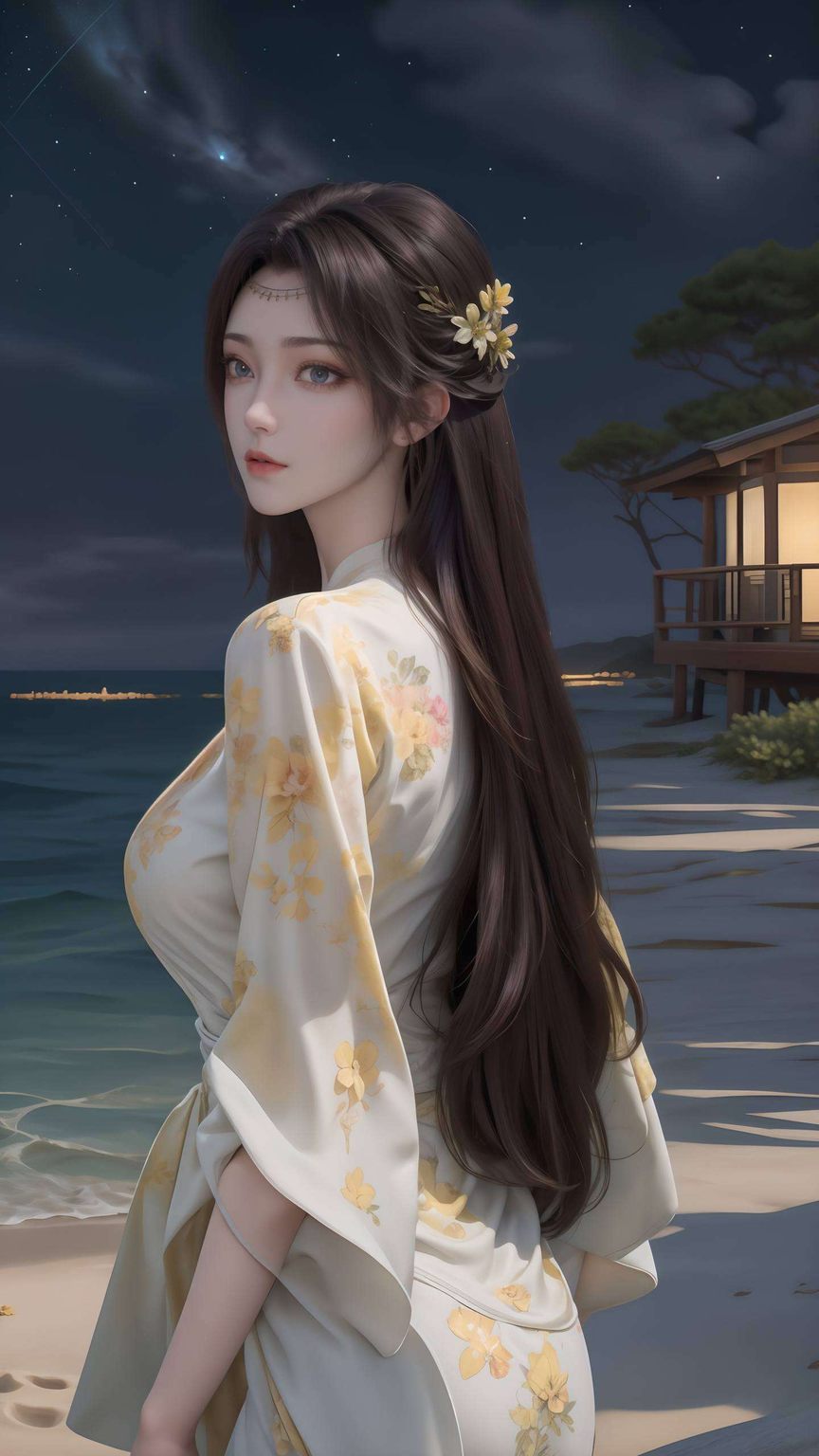 云韵抱花高清壁纸集：AI图片AIGC免费壁纸秀，平板1920×1080精选呈现