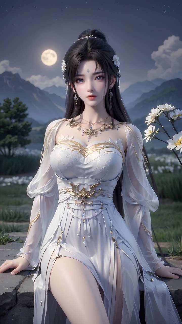 ai国漫壁纸:清漪登场，感觉比一半的动漫女主要好看