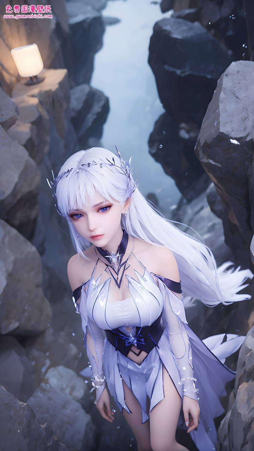 AI图例AIGC免费壁纸秀——苹果漫画壁纸圣采儿精选集