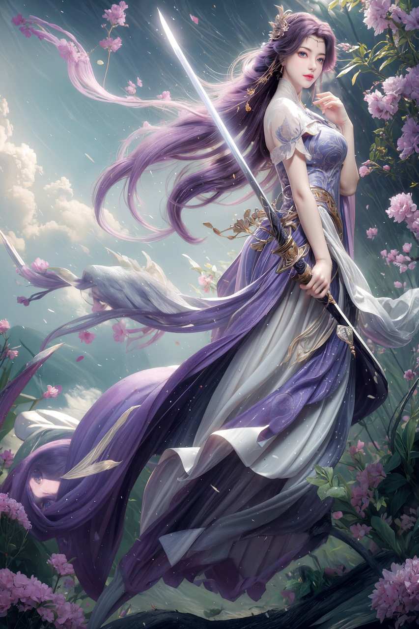 ai二次元壁纸:完美世界云曦，壁纸分享