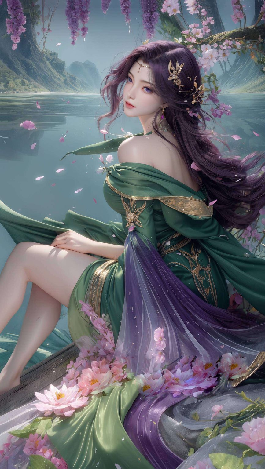 云曦手捧灵犀坠,AI图片参考,精细角色苹果1920×1080壁纸集 云曦手捧灵犀坠,AI图片参考,精细角色苹果1920×1080壁纸集