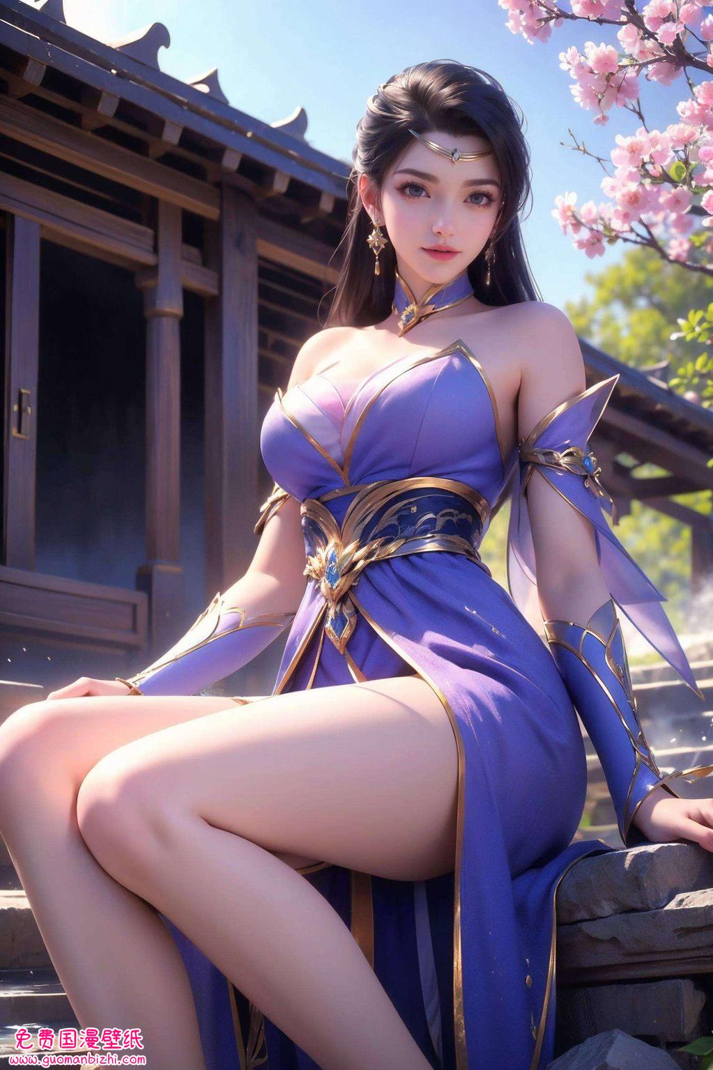 仙武传楚灵玉新形象：AI角色壁纸×极简壁纸×iPhone宽屏壁纸集