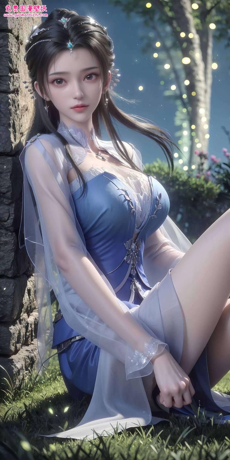 李慕婉高清壁纸全屏：AI角色壁纸免费合集，iPhone桌面背景精选