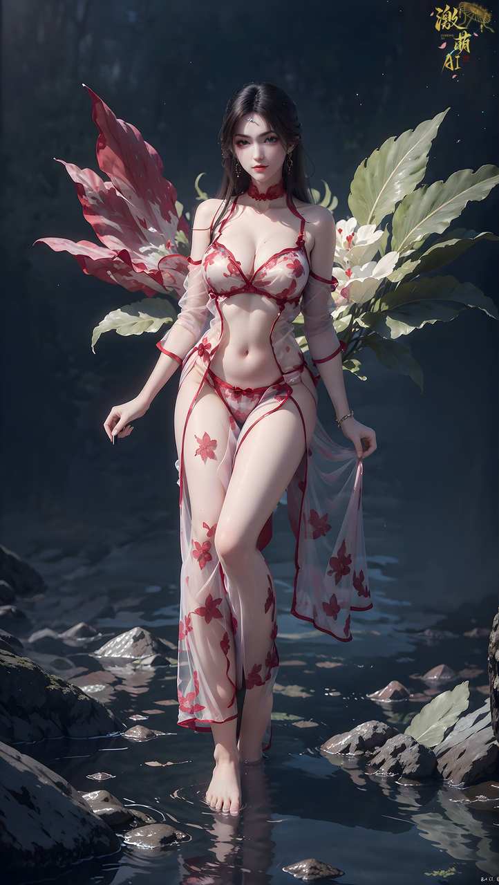 ai绘画壁纸:诛仙 壁纸控必备：金瓶儿