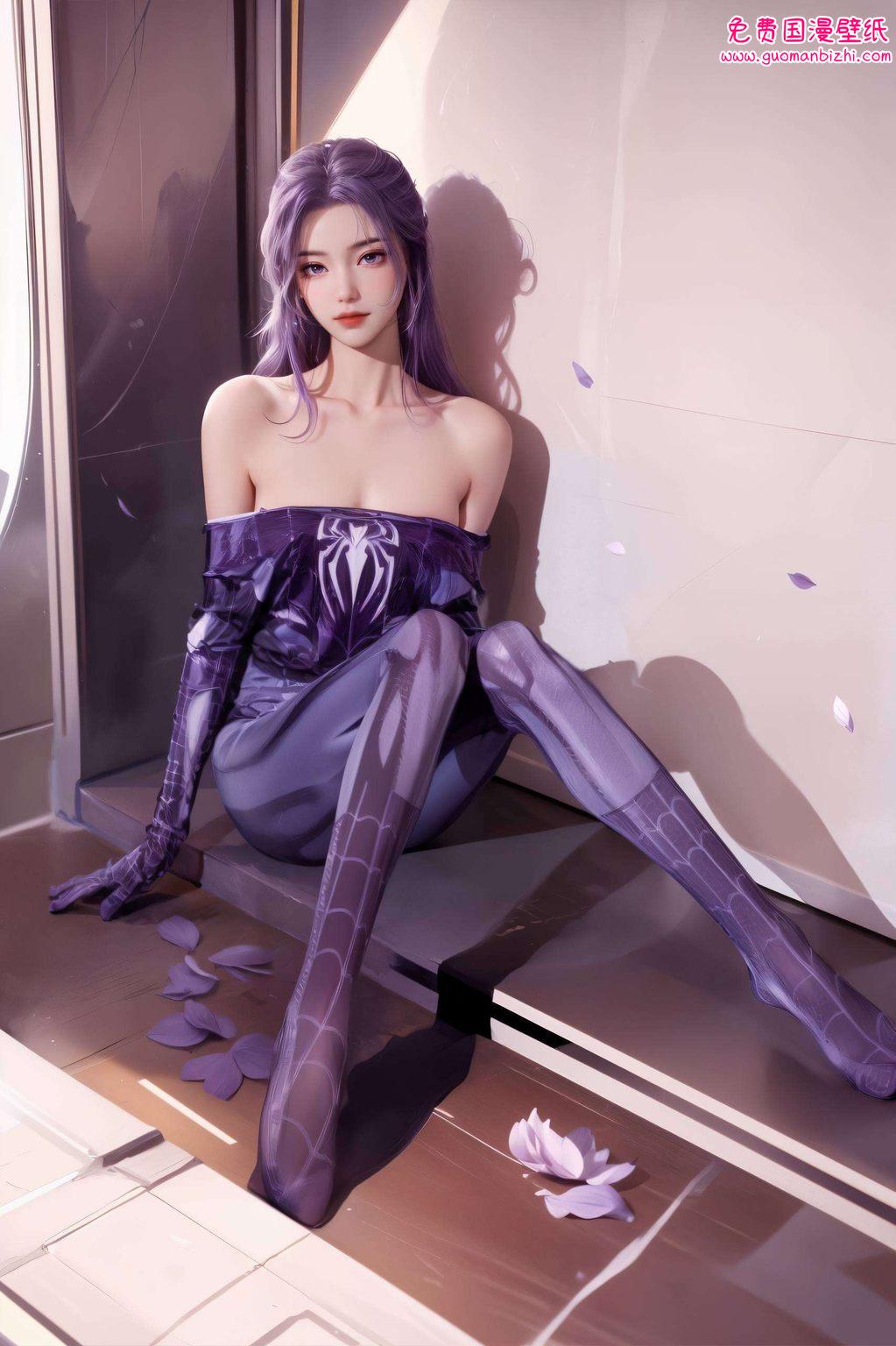 国漫女主高清壁纸师兄啊师兄云霄：AI生成素材壁纸，护眼iPhone唯美手机壁纸集。