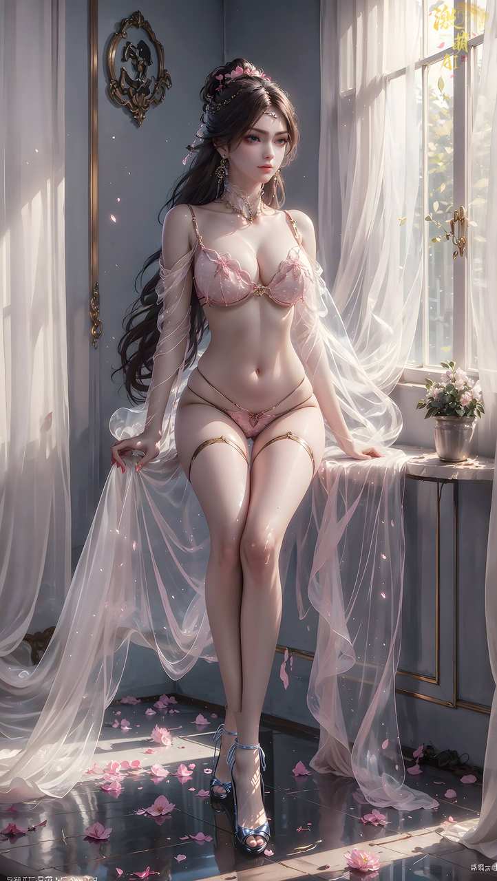 ai绘画壁纸:诛仙 壁纸控必备：金瓶儿