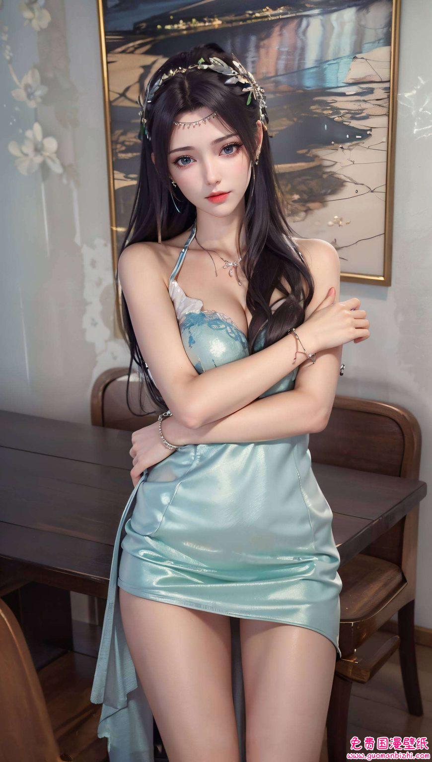 萧炎云韵深情瞬间ai绘画免费壁纸合集，iphone桌面装饰图珍藏