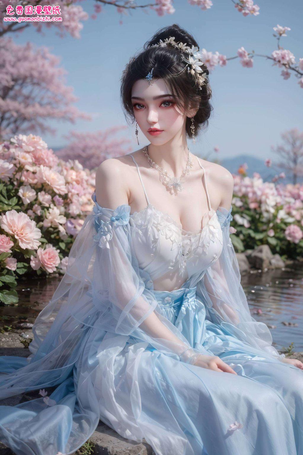 仙逆李慕婉：AI绘画AIGC，完美像素安卓墙纸，细腻呈现经典风情。