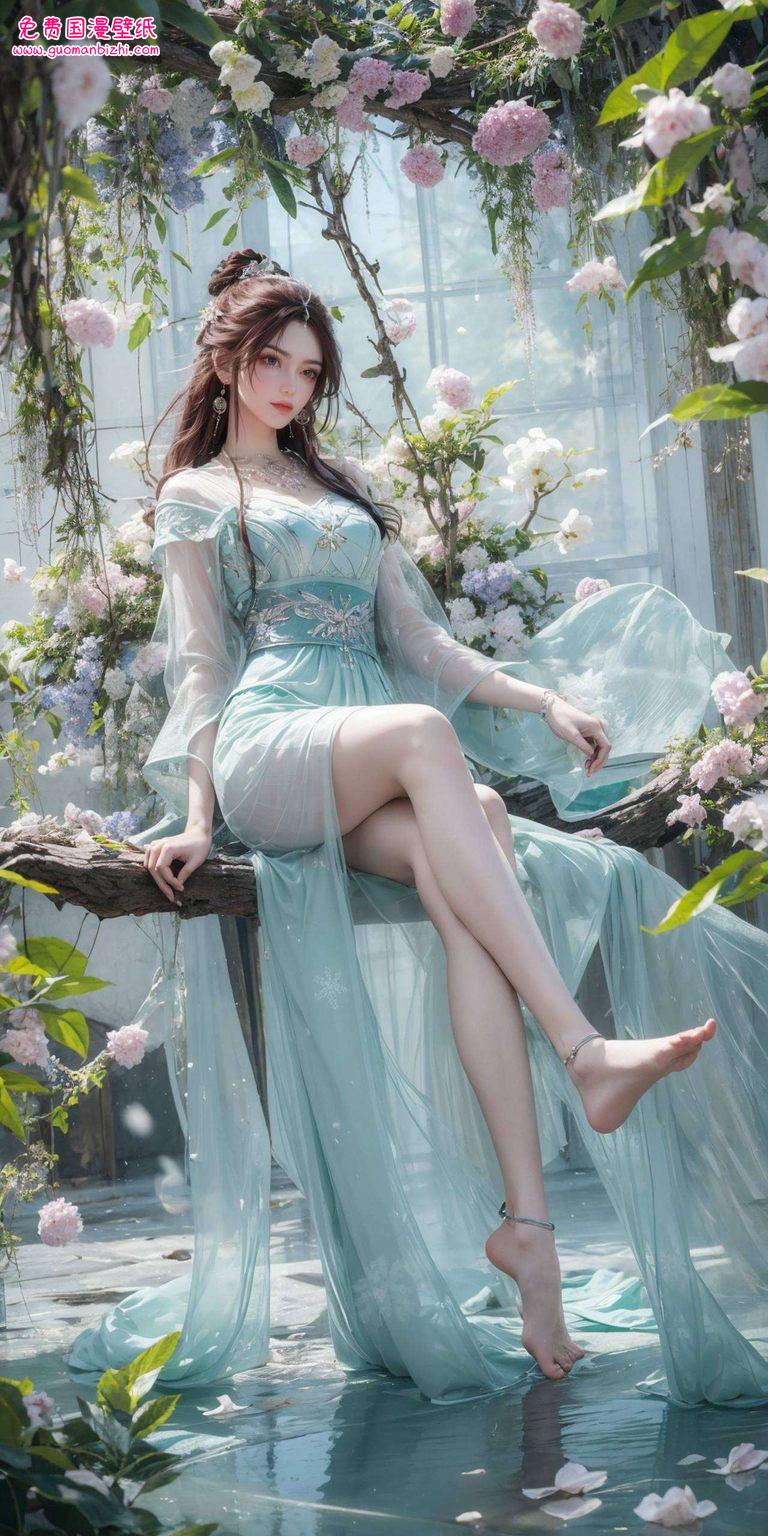 叶倾仙高清壁纸4k横——AI创作动漫壁纸，iPad古风美学呈现