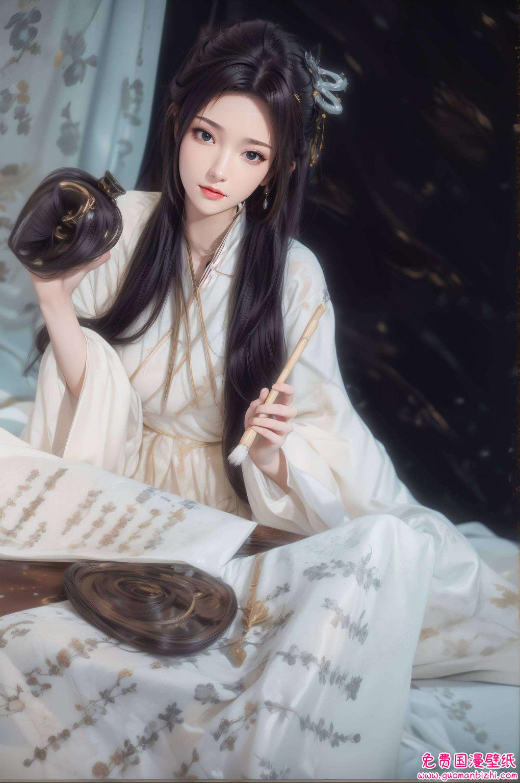 云韵超清壁纸动态：AI角色极简壁纸，iPhone桌面装饰艺术