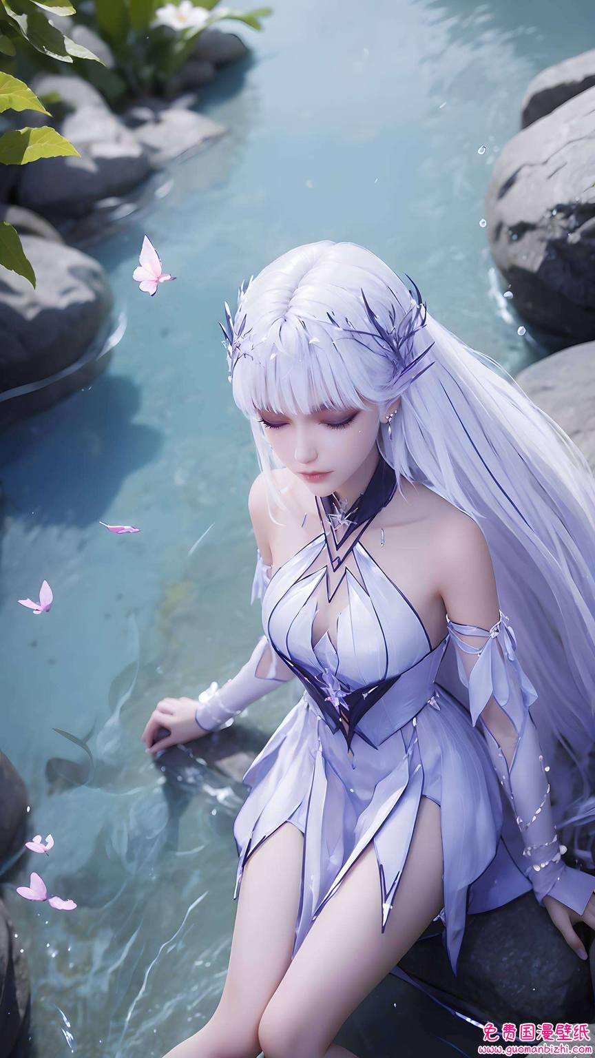 圣采儿打斗动态AI素材壁纸，壁纸护眼安卓桌面装饰图下载