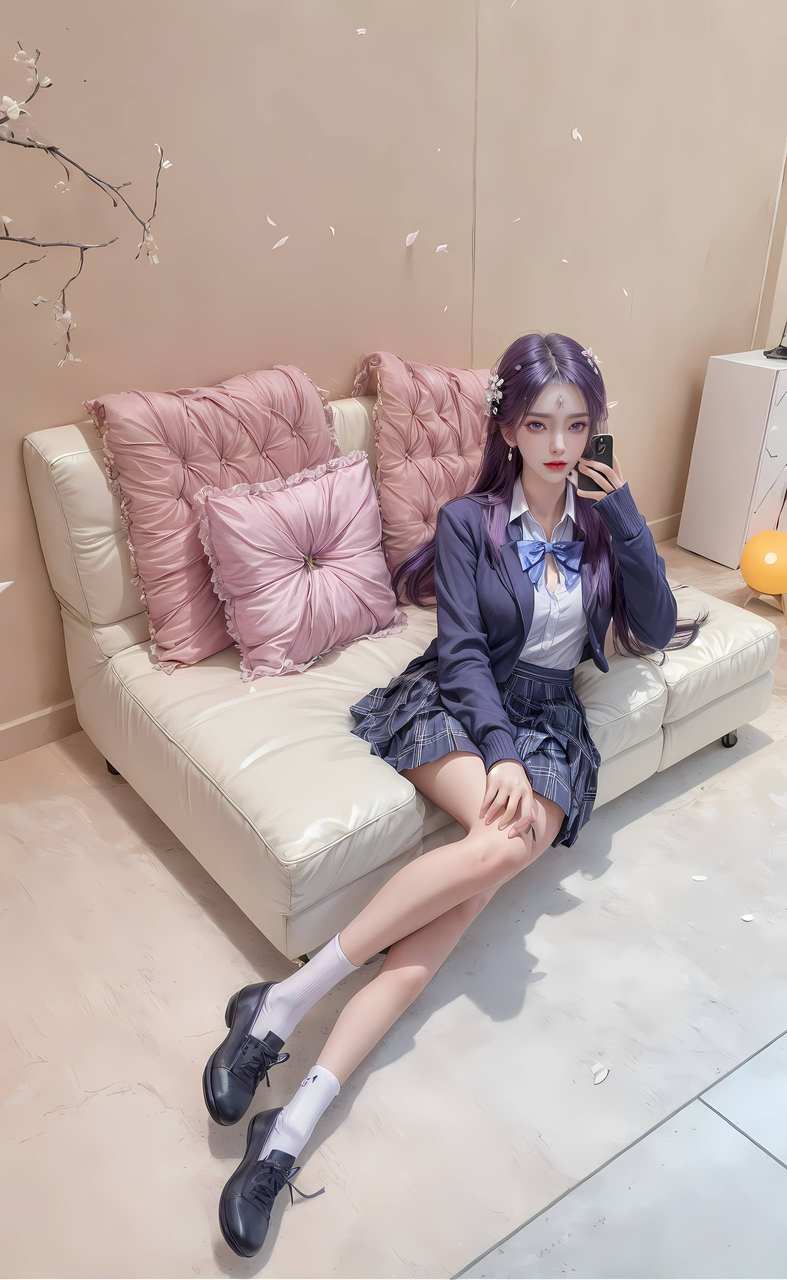 ai手机壁纸:完美世界云曦，插画壁纸下载