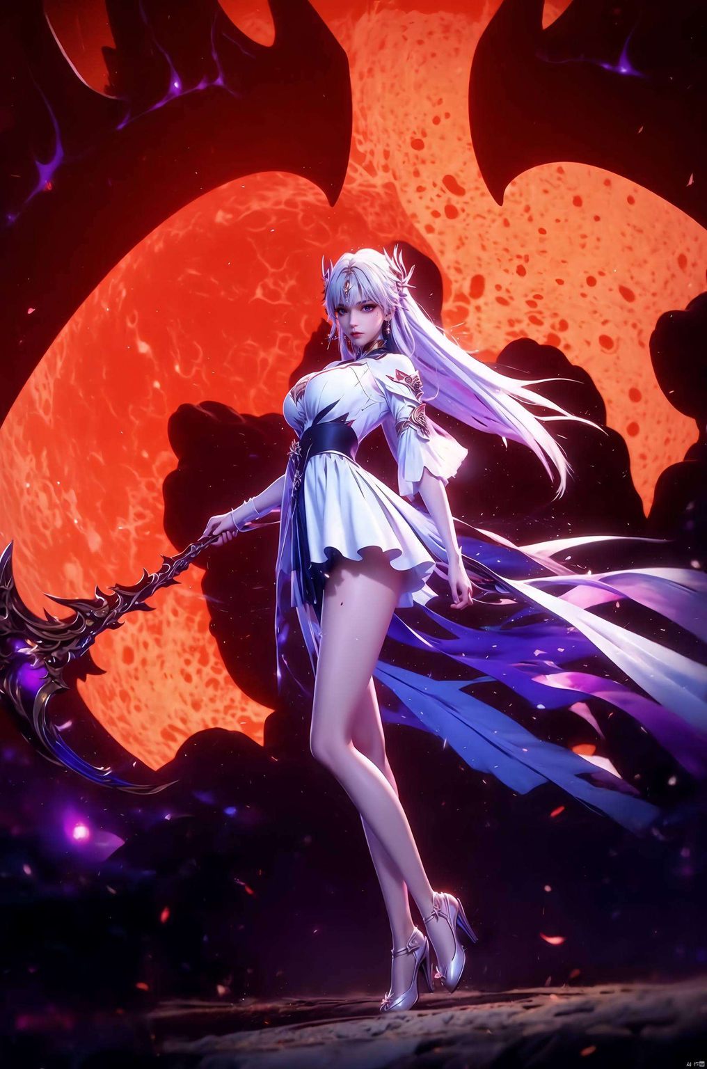 圣采儿AI壁纸集—护眼横竖屏，ipad桌面背景精选