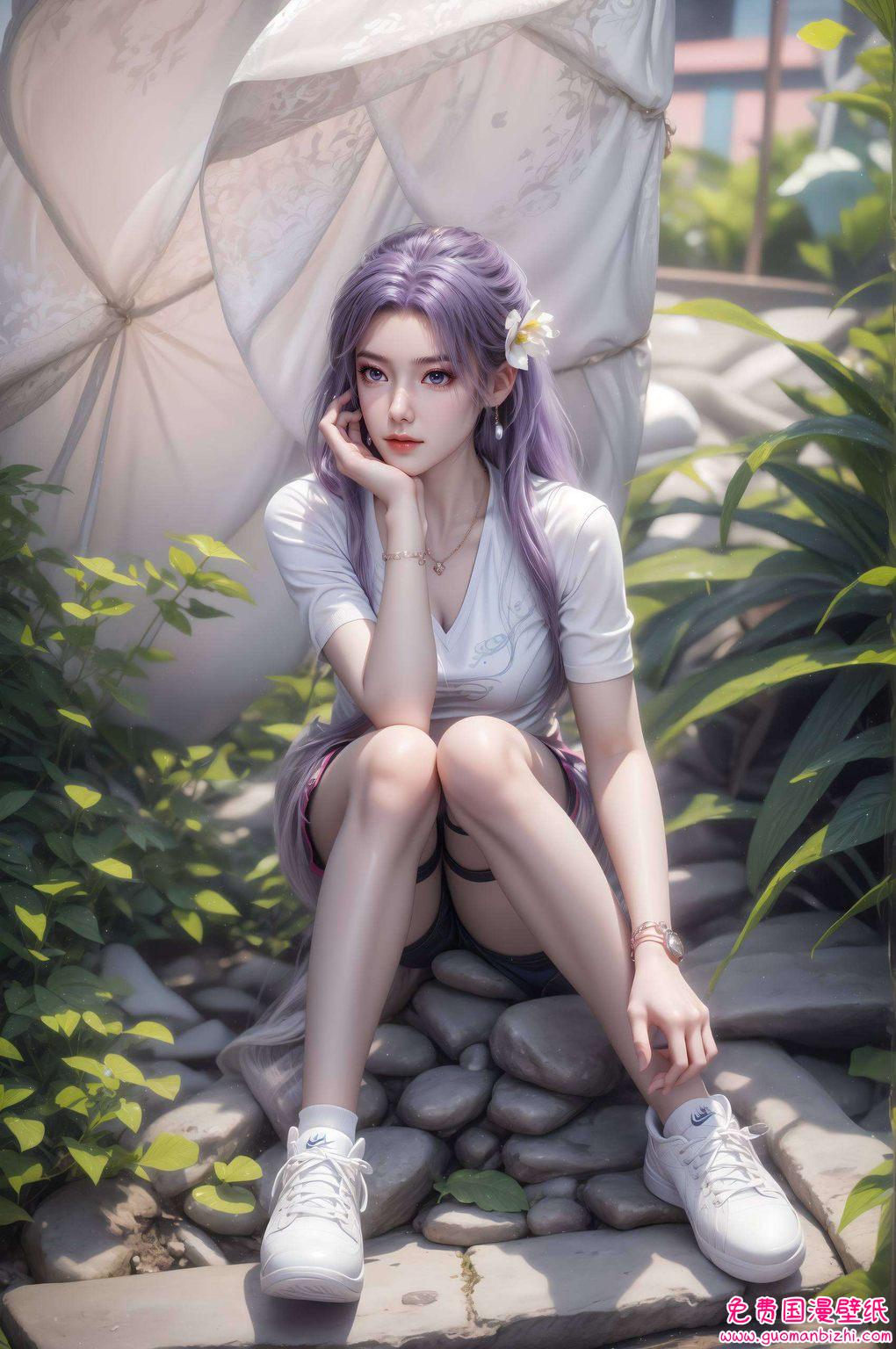 国漫师兄啊师兄云霄：AI创作AIGC免费壁纸合集，苹果潮图壁纸精选