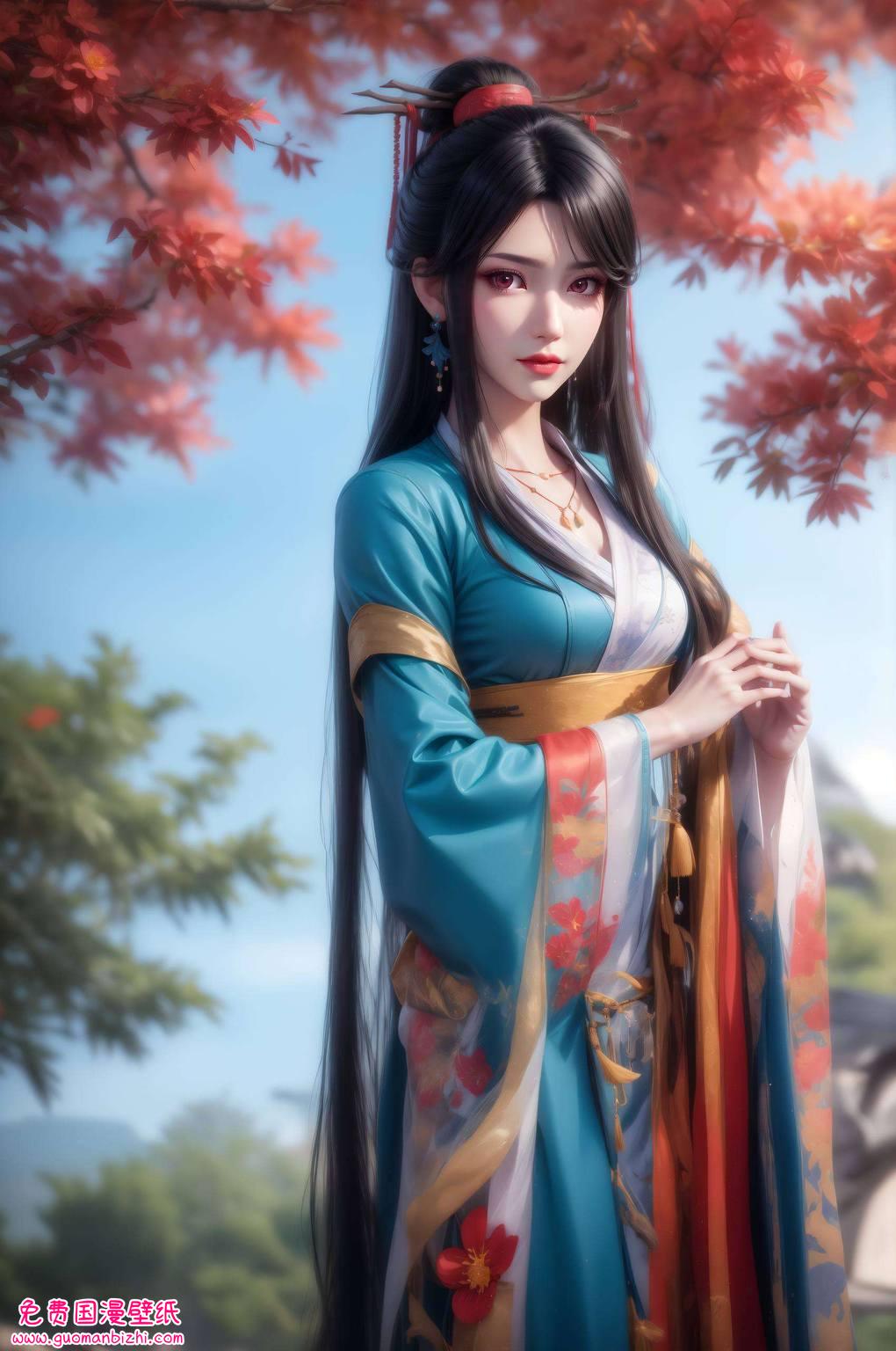 元尊夭夭祈愿：AI素材·动漫壁纸·iPhone动画壁纸集锦