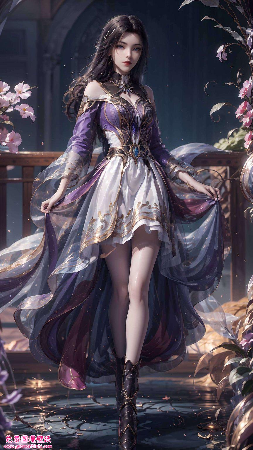 斗罗大陆凌落宸AI创造二次元壁纸，安卓宽屏壁纸集锦。