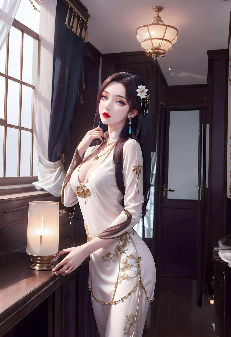 云曦国漫女神护眼粉色壁纸特写