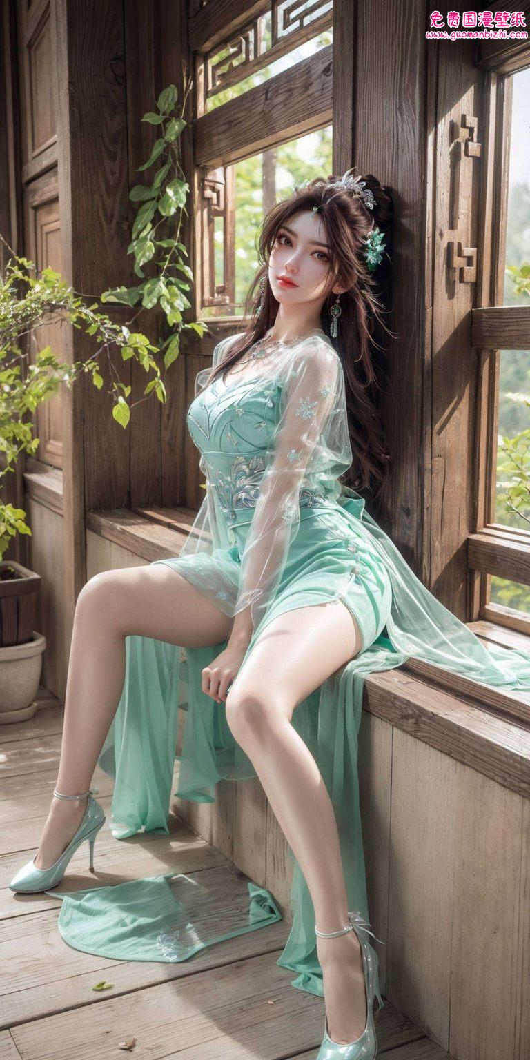 叶倾仙壁纸横：AIGC壁纸免费下载，苹果背景图片集