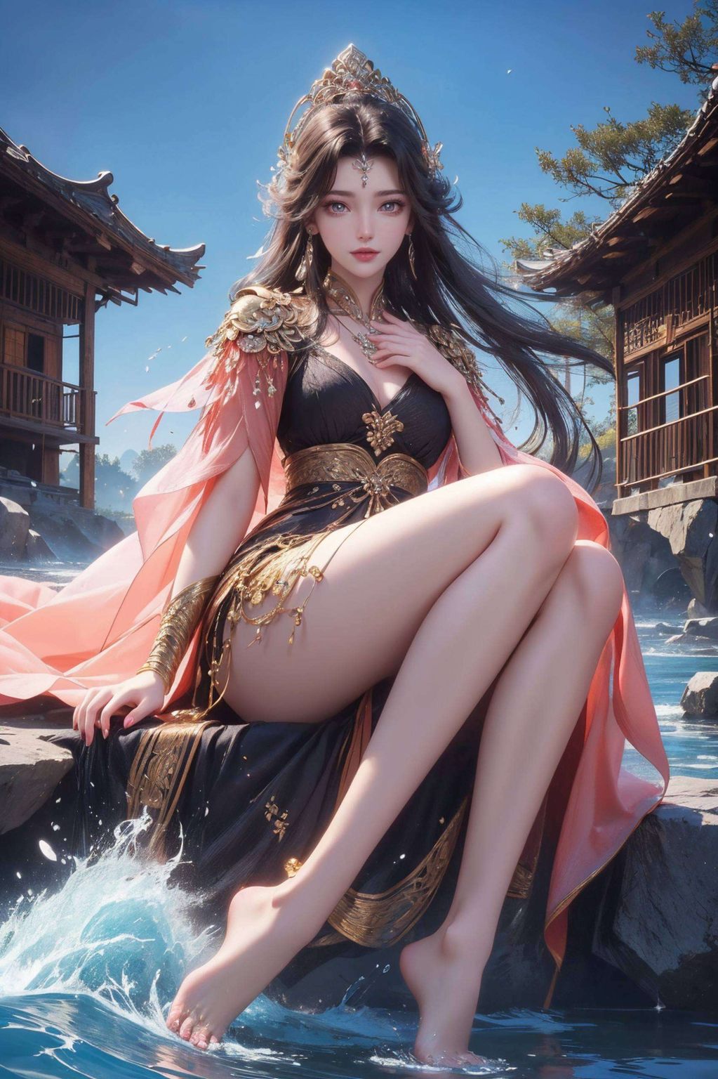 仙逆周紫虹AI范例动漫壁纸，高清竖屏电脑桌面图片精选