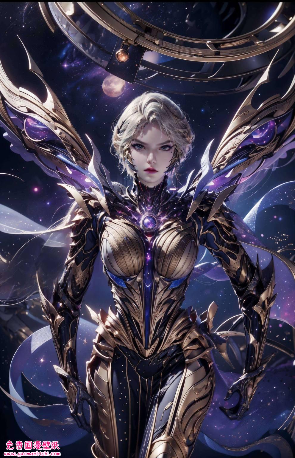 动漫吞噬星空九皇女动态壁纸图片：AI图例动漫壁纸，手机宽屏壁纸精选集