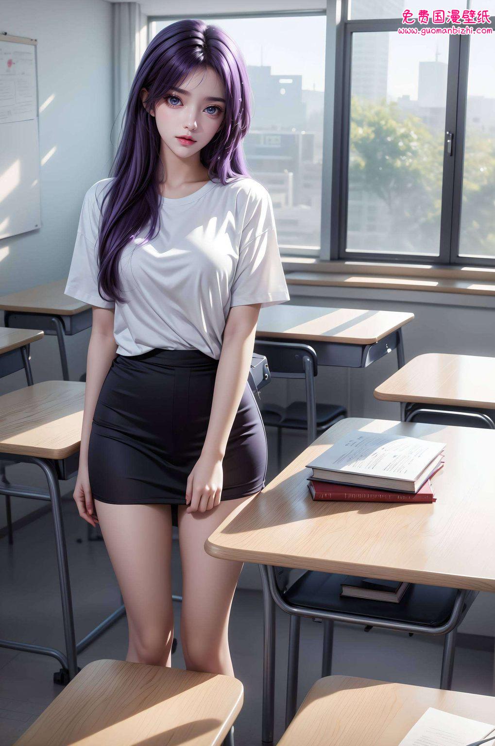 AI绘画AIGC二次元壁纸，云曦动态pc炫彩壁纸集锦