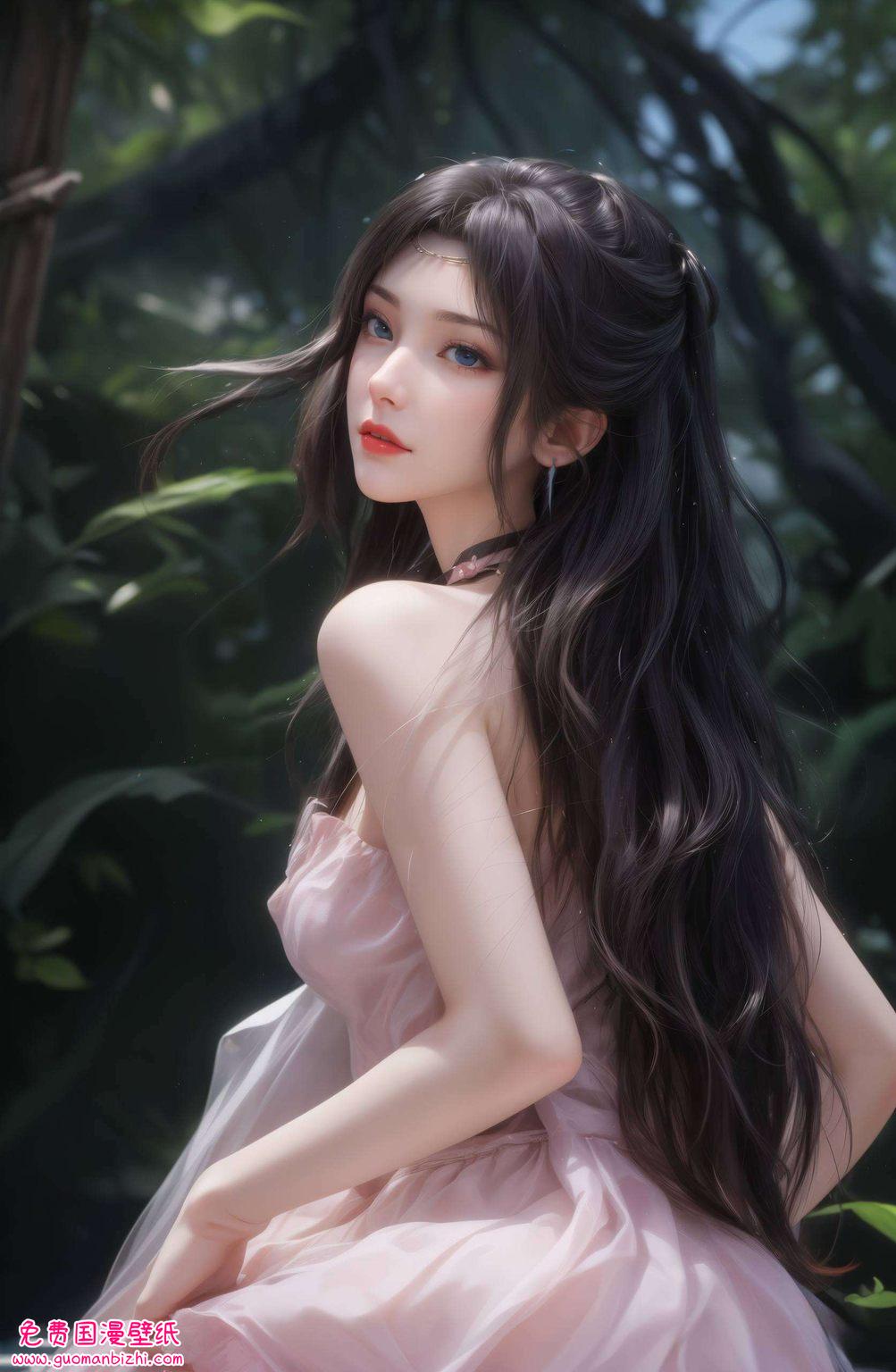 云岚宗宗主云韵：AI图例×极简壁纸，iPad粉色版粉色梦境