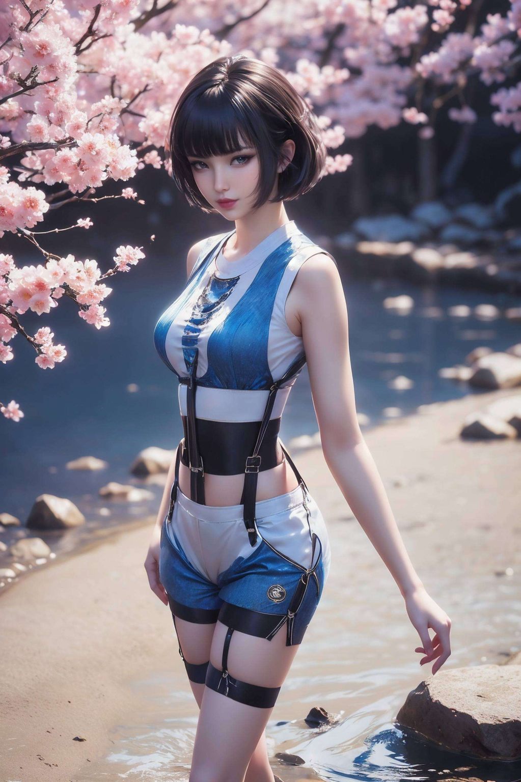 吞噬星空姬青AI图例，完美像素，平板宽屏壁纸，横竖两相宜。