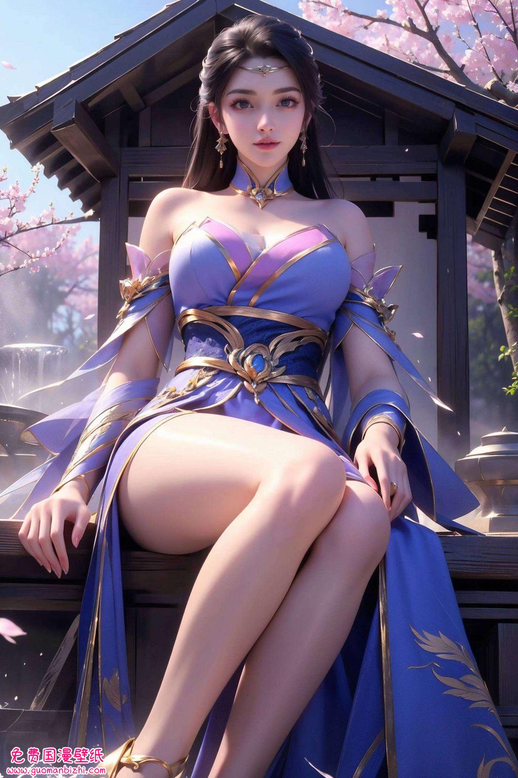 AI壁纸盛宴：仙武传楚灵玉游戏壁纸，PC漫画超清4K壁纸集