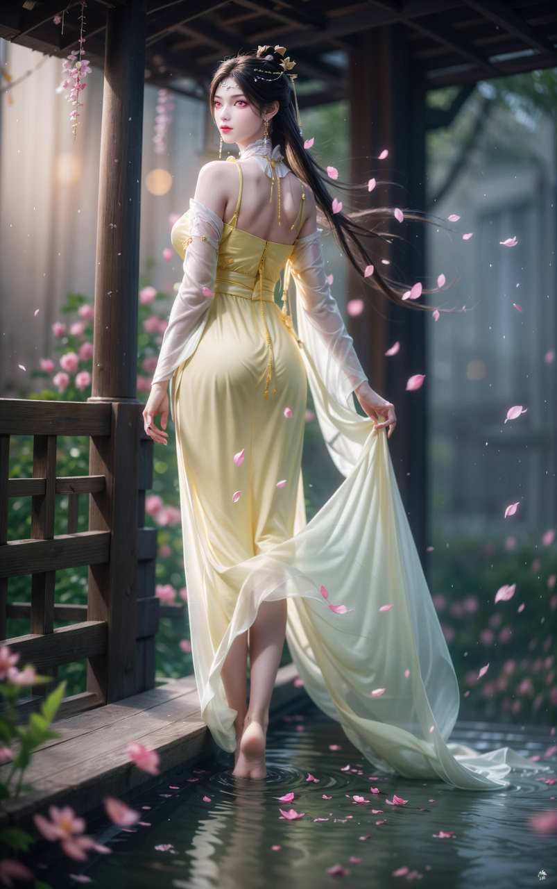 ai手机壁纸:国漫女神之金瓶儿(4K超高清 颜值欣赏)