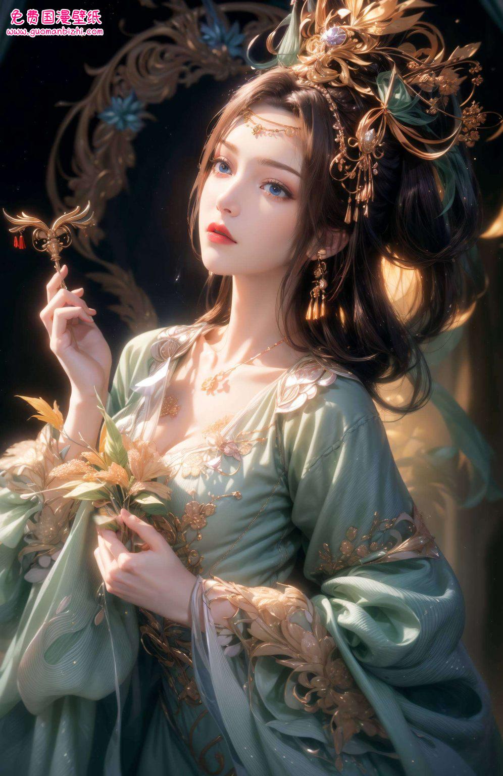 云韵裙子高清壁纸集——AI生成动漫壁纸，平板桌面艺术盛宴