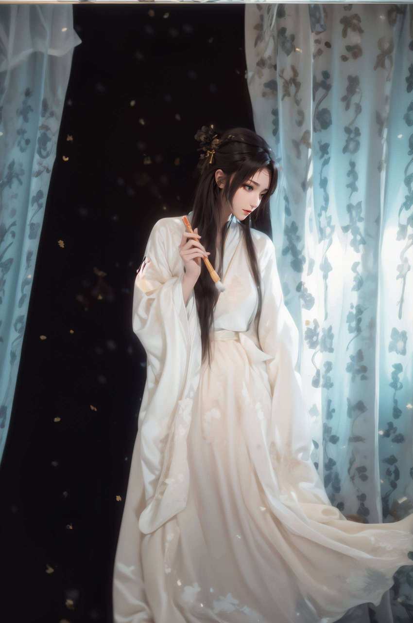 动漫动态壁纸云韵高清图片：绿色精细角色安卓桌面背景