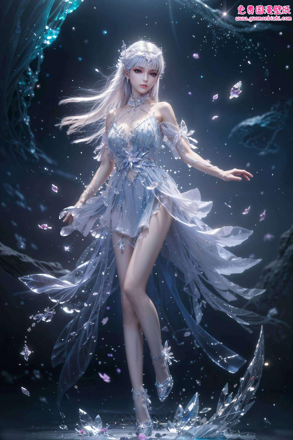 圣采儿持刀高清壁纸，AI与极简平板唯美，手机壁纸视觉盛宴。