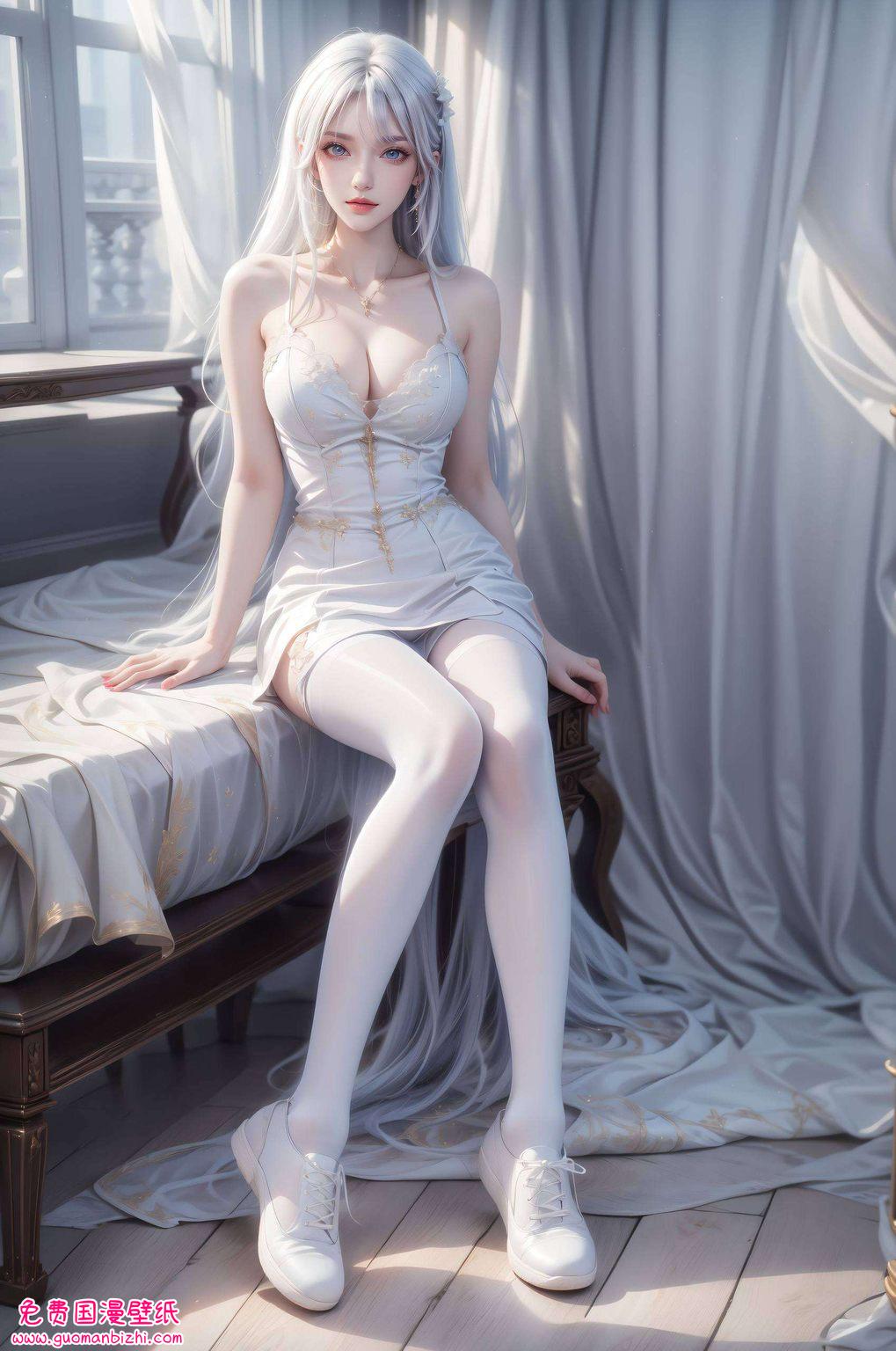 圣采儿AI创作壁纸集——免费分享，图文并茂的Win10桌面图片壁纸