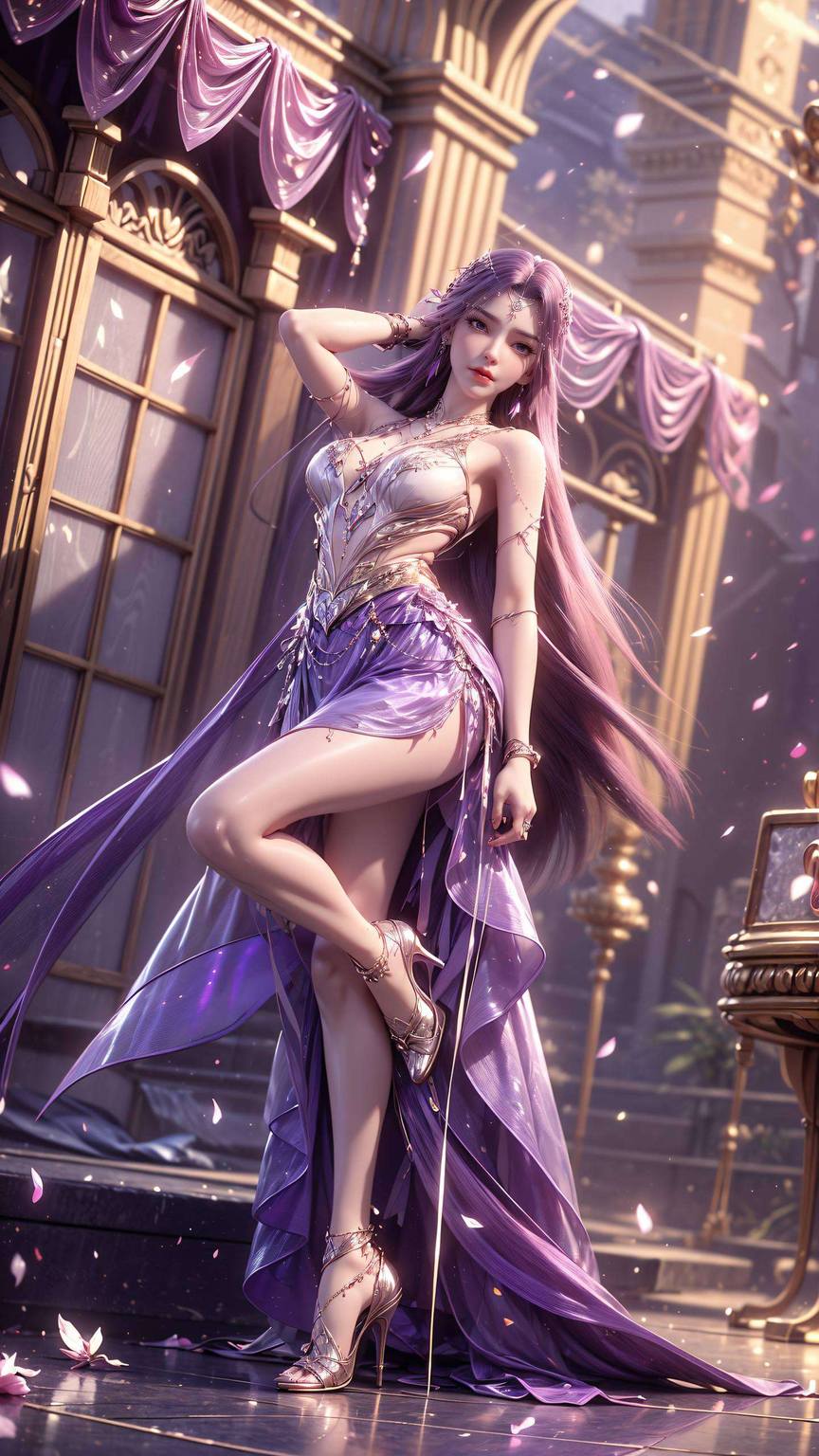 AI图例·免费壁纸秀——安卓古香古色云曦卡贴精选