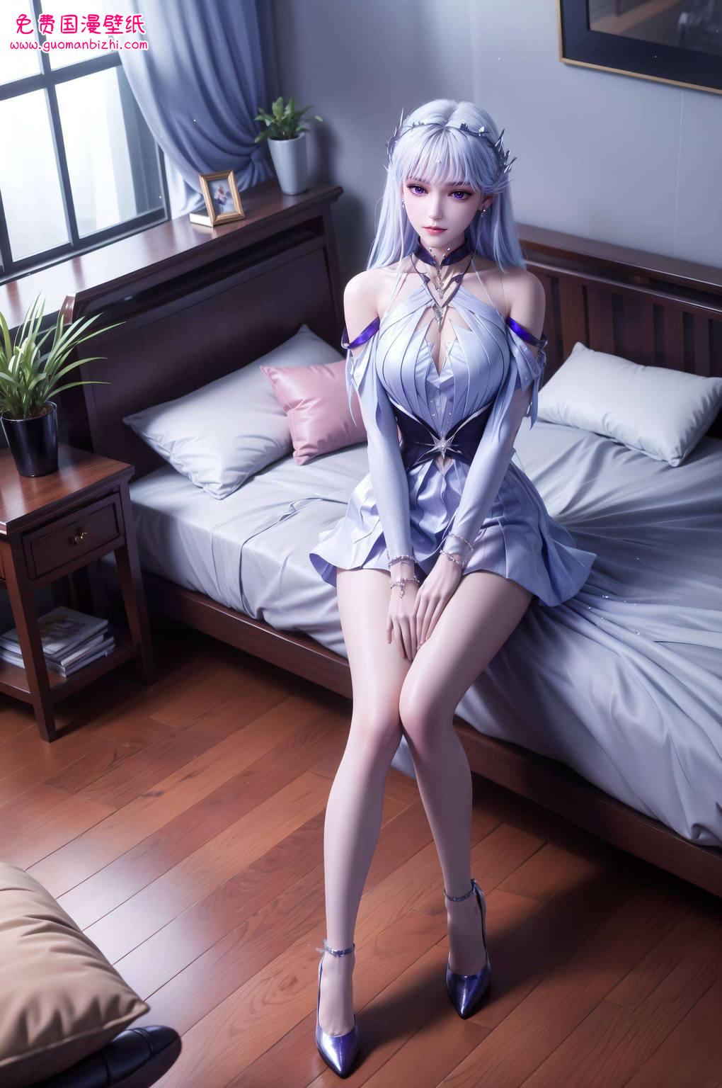 圣采儿AI图片模型，完美像素，1920×1080分辨率iPad壁纸集锦