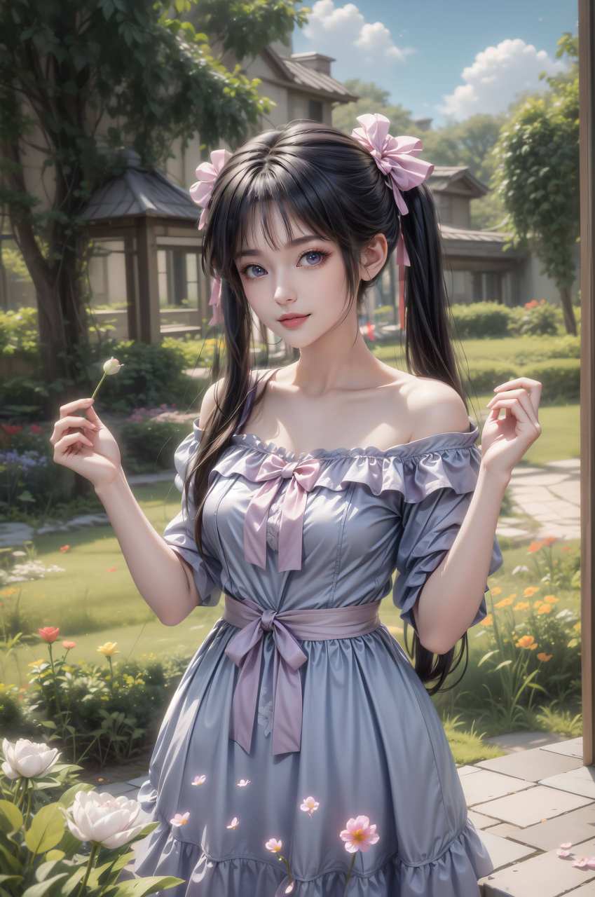 ai绘画素材:碧瑶来了来了，她太会了